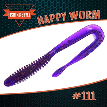 "Happy Worm" #111 Deep Purple