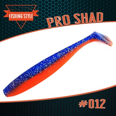 Pro Shad #012 Blue Orange