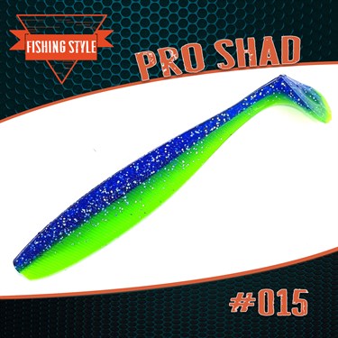Pro Shad #015 Dark Blue Lime
