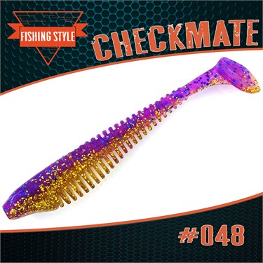 Силиконовая приманка CHECKMATE #048 Violet Gold 2649