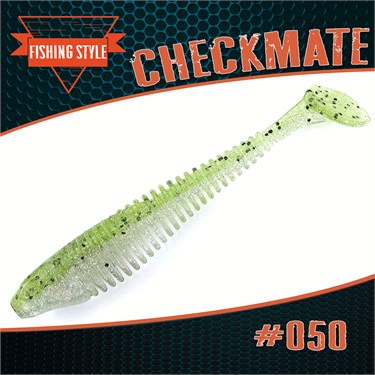 Силиконовая приманка CHECKMATE #050 Pearl Green 2651