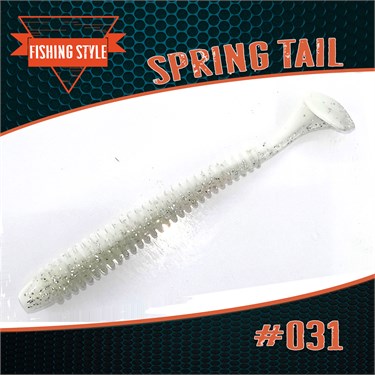 "Spring Tail"  #031 White Silver 2345