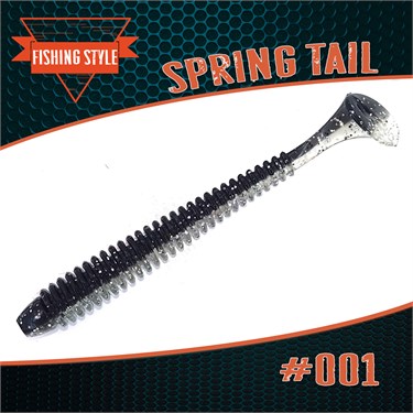 "Spring Tail" #001 Silver Black 2639
